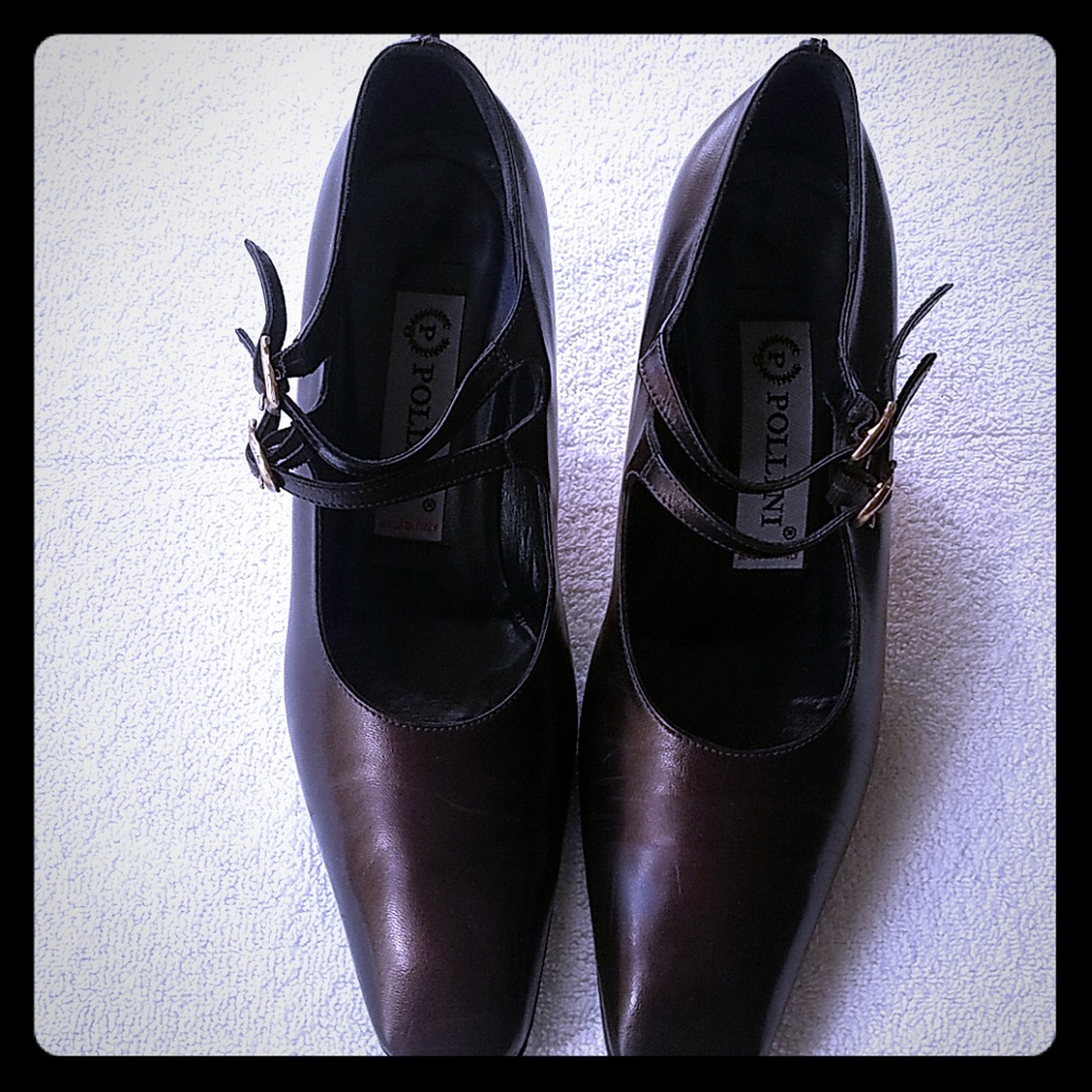 [Metallic brown] POLLINI shoes